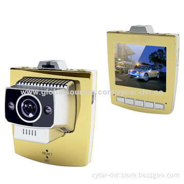 Car Portable DVR, External Lens, Car Camera Rear-view Mirror DVR Camera